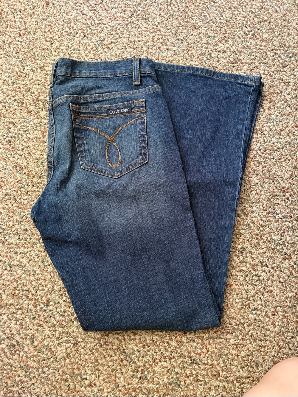 Calvin Klein Jeans indigo blue denim jeans